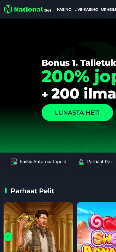 NationalBet Casino Mobile screenshot